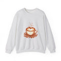 Matching Couple Sweatshirt - Coffee & Tea Matching Couple Crewneck Sweatshirt Hand-Drawn Art His Hers Best Friend Gift - Design A