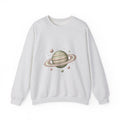 Matching Couple Sweatshirt - Saturn & Jupiter Matching Couple Premium Fleece Sweatshirt Vintage Art His Hers Honeymoon Gift - Design A