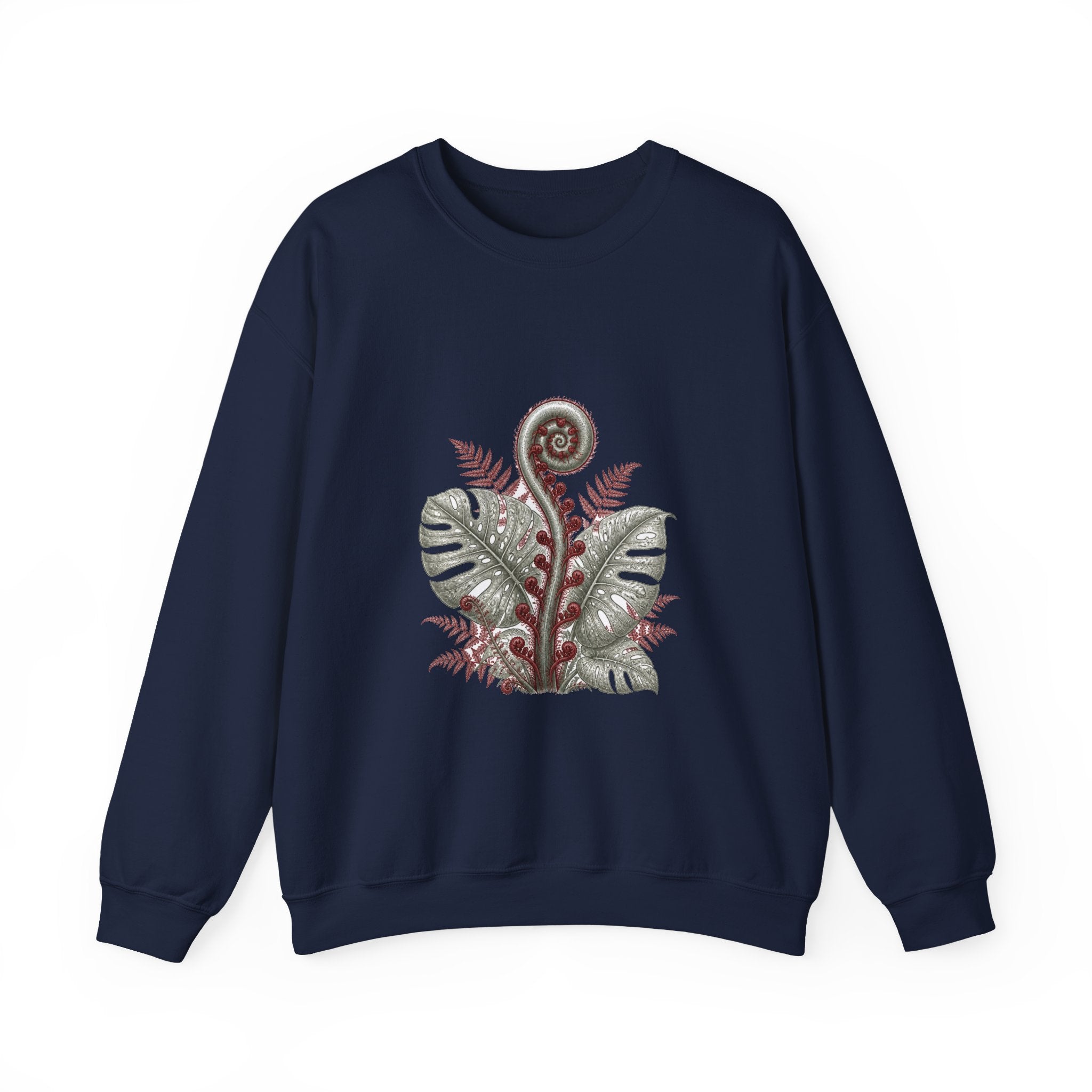 Matching Couple Sweatshirt - Desert & Rainforest Matching Couple Premium Fleece Sweatshirt Vintage Art His Hers Honeymoon Gift - Design B