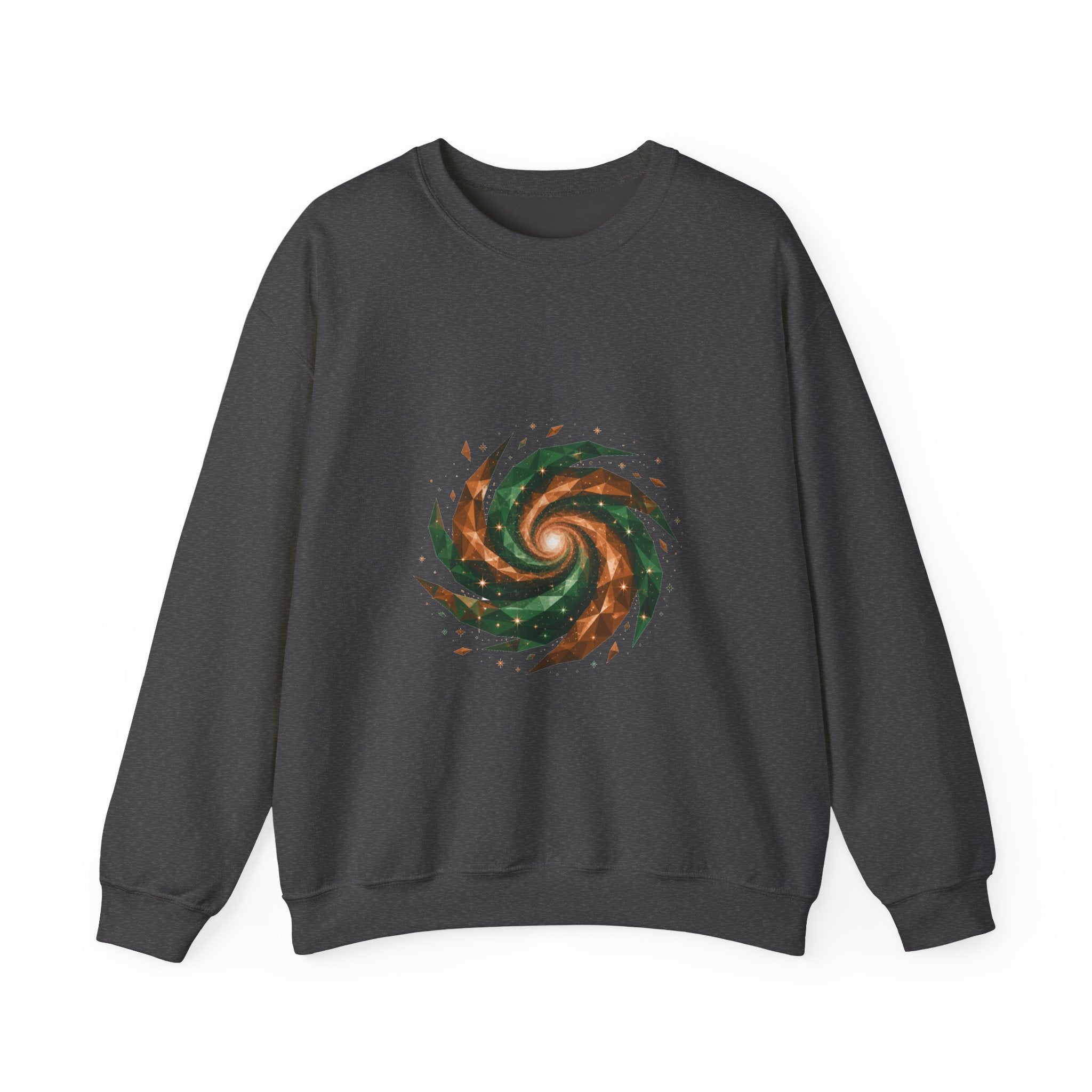Matching Couple Sweatshirt - Galaxy & Supernova Matching Couple Crewneck Sweatshirt Geometric Art His Hers Couple Gift - Design A