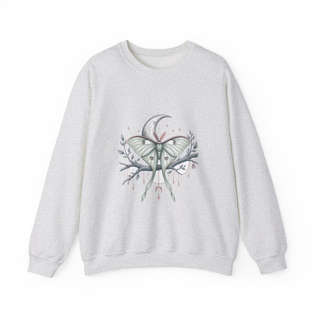 Matching Couple Sweatshirt - Butterfly & Moth Matching Couple Comfort Colors Crew Hand-Drawn Art His Hers Anniversary Gift - Design B