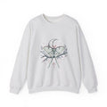 Matching Couple Sweatshirt - Butterfly & Moth Matching Couple Comfort Colors Crew Hand-Drawn Art His Hers Anniversary Gift - Design B