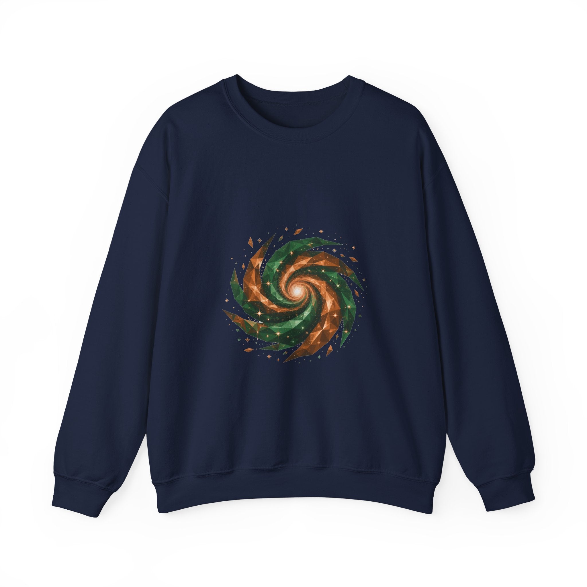 Matching Couple Sweatshirt - Galaxy & Supernova Matching Couple Crewneck Sweatshirt Geometric Art His Hers Couple Gift - Design A