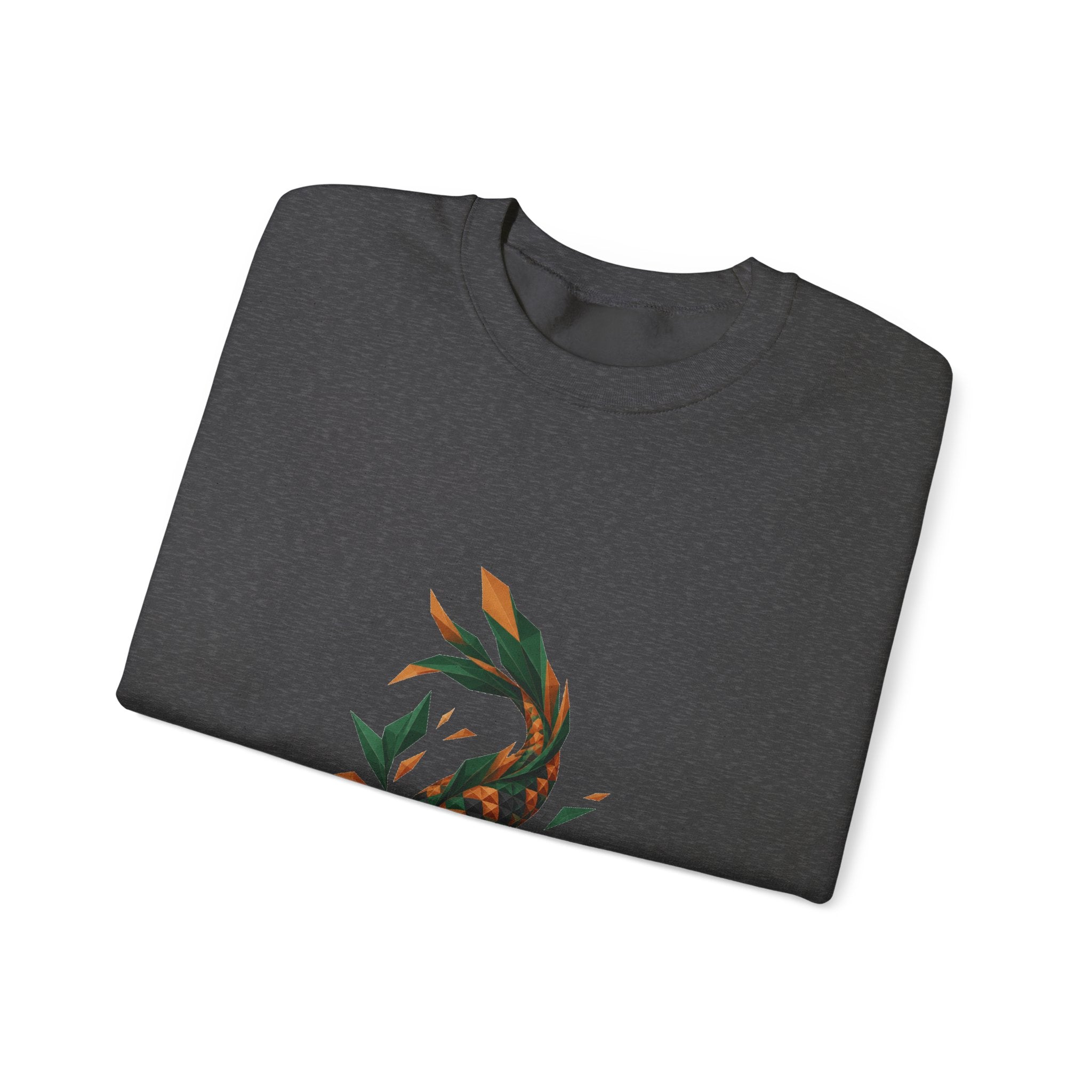 Matching Couple Sweatshirt - Koi Fish Yin Yang Matching Couple Comfort Colors Crew Geometric Art His Hers Love Gift - Design B