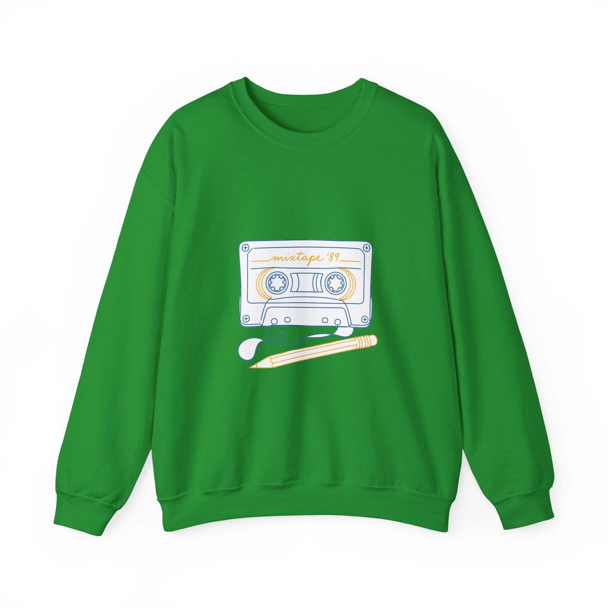 Matching Couple Sweatshirt - Vinyl & Cassette Matching Couple Premium Fleece Sweatshirt Minimalist Art His Hers Christmas Gift - Design B