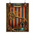 Giant Key Performance Wall Art Poster 18×24 Baroque Home Office Decor Maximalist Print