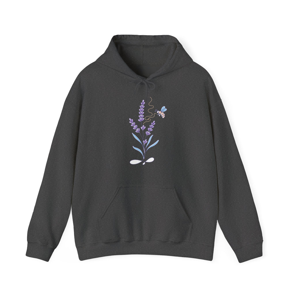 Matching Couple Sweatshirt - Lavender & Thistle Matching Couple Hooded Sweatshirt Minimalist Art His Hers Valentine Gift - Design A