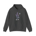 Matching Couple Sweatshirt - Lavender & Thistle Matching Couple Hooded Sweatshirt Minimalist Art His Hers Valentine Gift - Design A