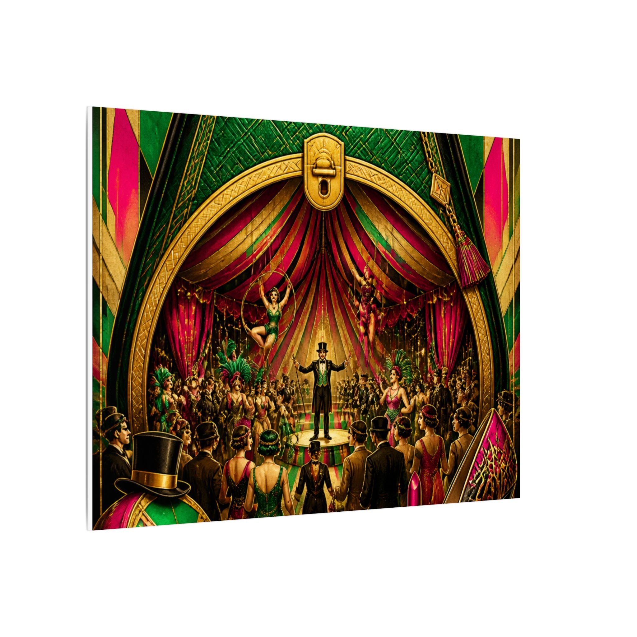 Handbag Big Top Wall Art Canvas 24×36 Art Deco Bar Area Decor Maximalist Print