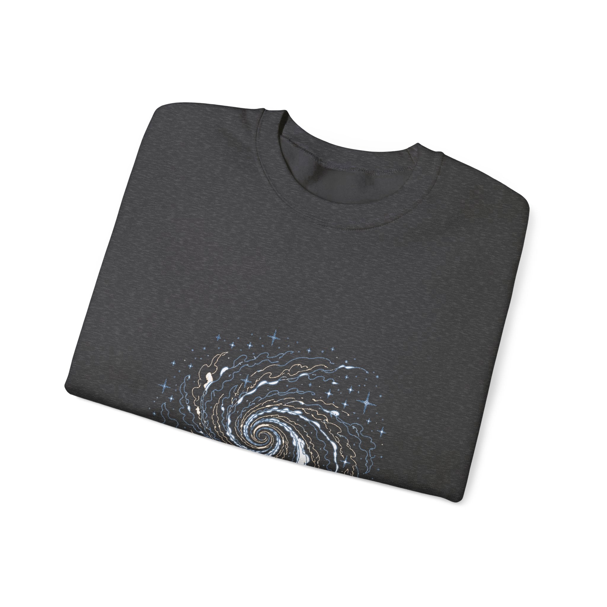 Matching Couple Sweatshirt - Galaxy & Supernova Matching Couple Premium Fleece Sweatshirt Minimalist Art His Hers Christmas Gift - Design A