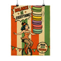 Macaron Balancing Tower Wall Art Poster 18×24 Pop Art Living Room Decor Maximalist Print