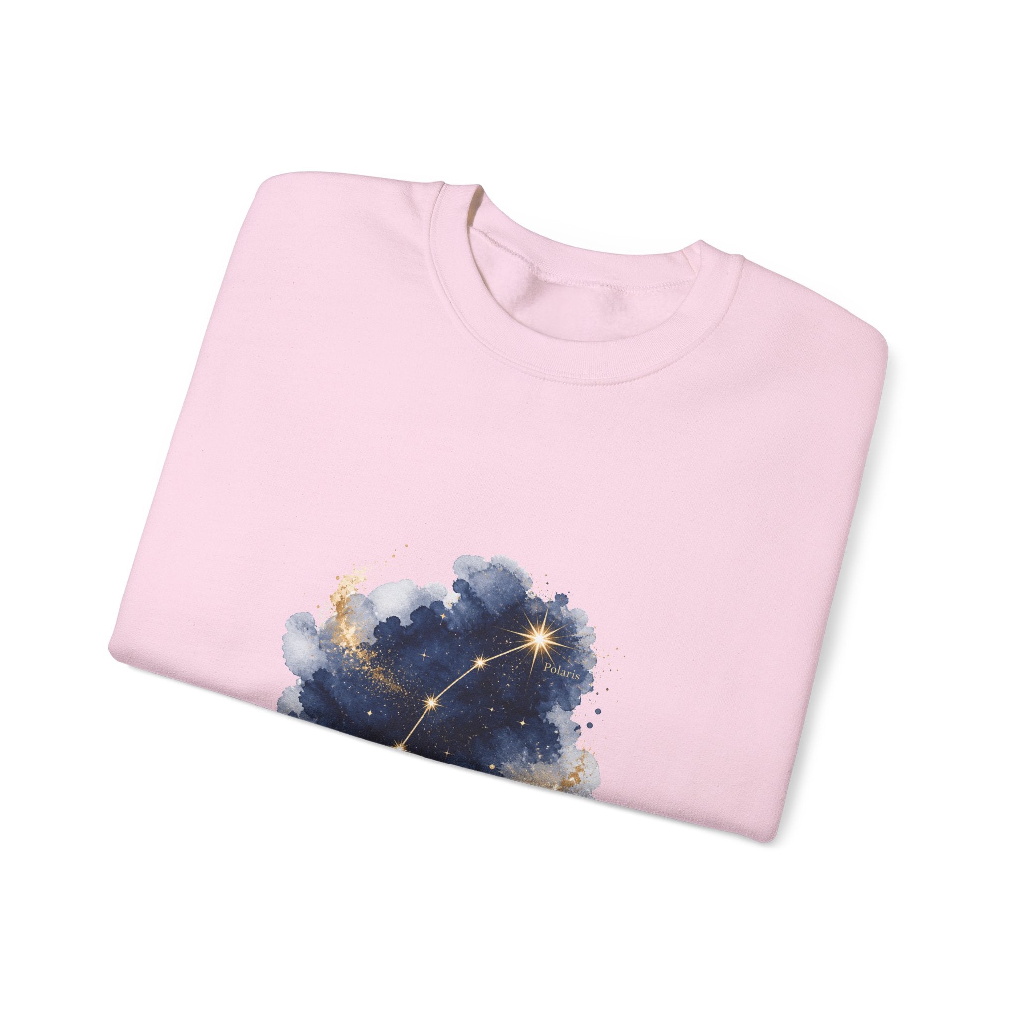 Matching Couple Sweatshirt - Big & Little Dipper Matching Couple Comfort Colors Crew Watercolor Art His Hers Birthday Gift - Design B