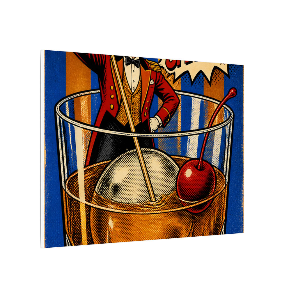 Old Fashioned Ringmaster Wall Art Canvas 16×20 Pop Art Living Room Decor Maximalist Print