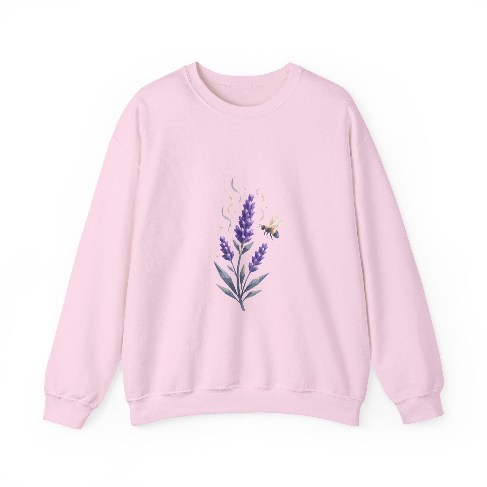 Matching Couple Sweatshirt - Lavender & Thistle Matching Couple Comfort Colors Crew Geometric Art His Hers Love Gift - Design A