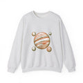 Matching Couple Sweatshirt - Saturn & Jupiter Matching Couple Comfort Colors Crew Hand-Drawn Art His Hers Anniversary Gift - Design B