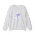 Matching Couple Sweatshirt - Octopus & Jellyfish Matching Couple Crewneck Sweatshirt Geometric Art His Hers Couple Gift - Design B