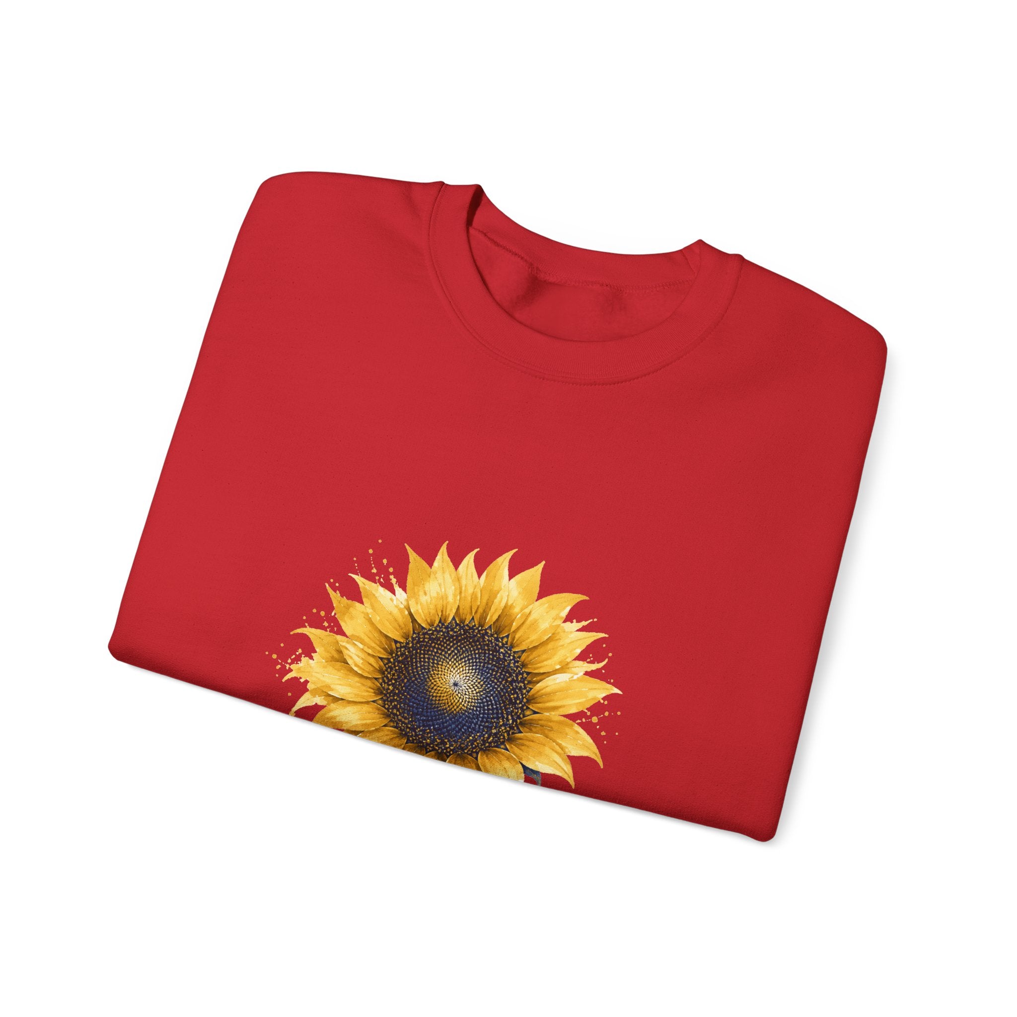 Matching Couple Sweatshirt - Sunflower & Moonflower Matching Couple Premium Fleece Sweatshirt Watercolor Art His Hers Birthday Gift - Design A