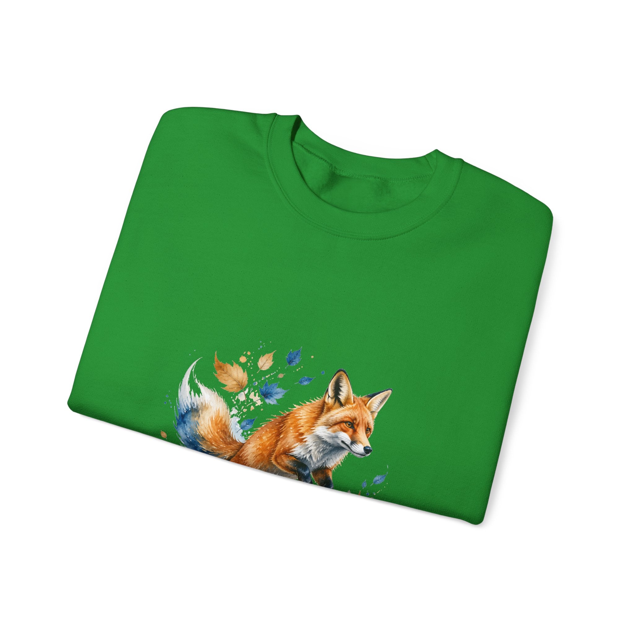 Matching Couple Sweatshirt - Fox & Rabbit Matching Couple Premium Fleece Sweatshirt Watercolor Art His Hers Birthday Gift - Design A
