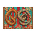 Pretzel Contortionist Wall Art Canvas 24×36 Psychedelic Dining Room Decor Maximalist Print