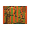 Giant Key Performance Wall Art Canvas 16×20 Psychedelic Cafe Decor Maximalist Print