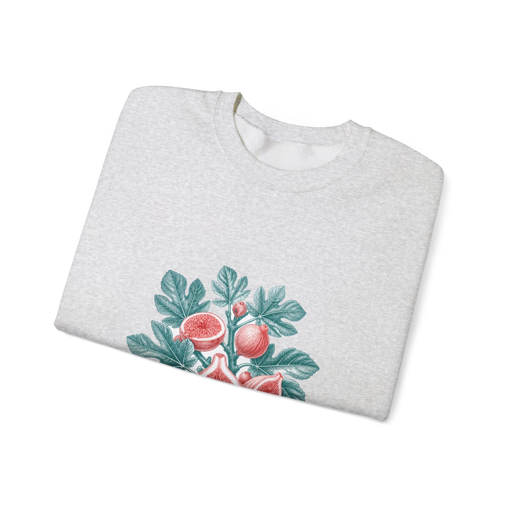 Matching Couple Sweatshirt - Olive Branch & Fig Matching Couple Comfort Colors Crew Vintage Art His Hers Honeymoon Gift - Design B