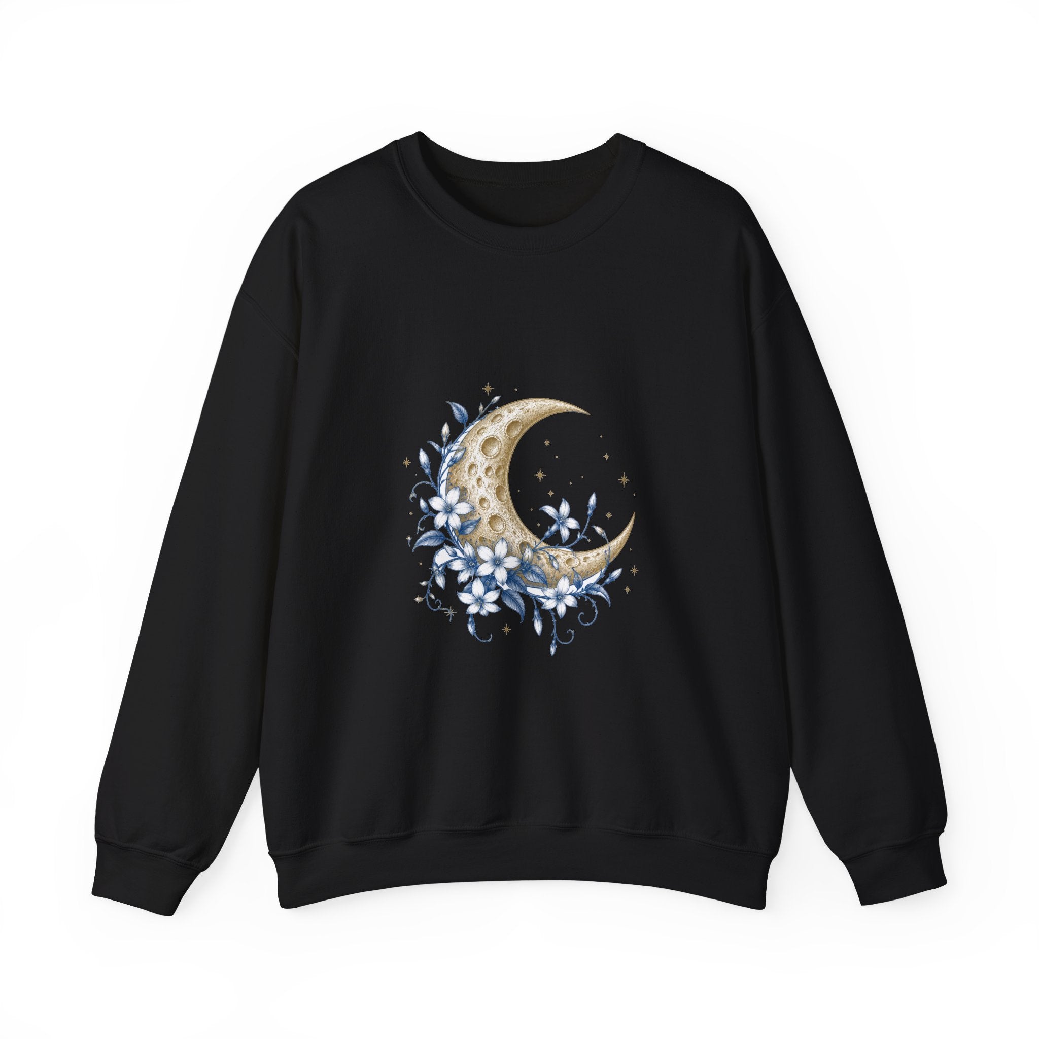 Matching Couple Sweatshirt - Sun & Moon Matching Couple Premium Fleece Sweatshirt Vintage Art His Hers Honeymoon Gift - Design A
