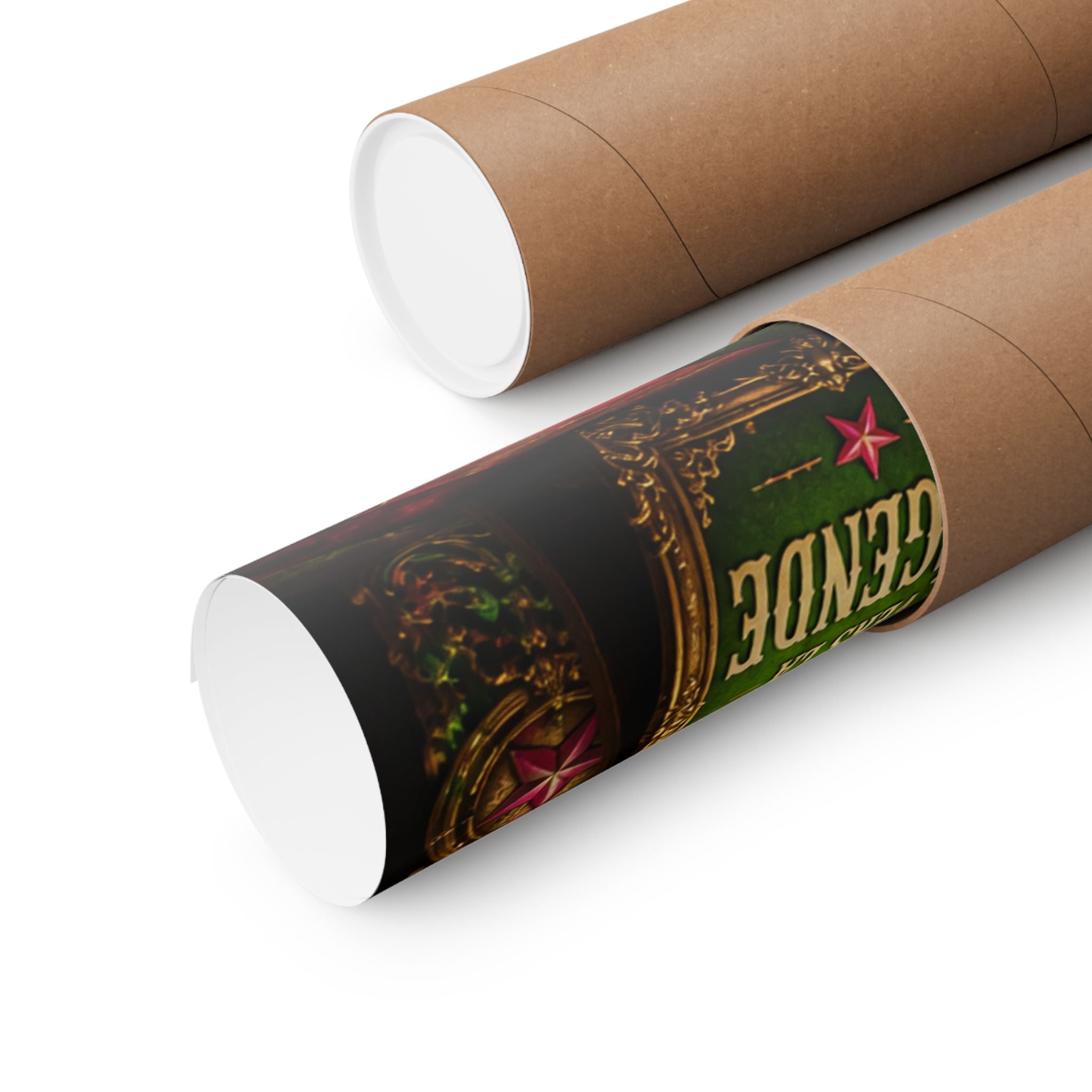 Lipstick Cannon Wall Art Poster 18×24 Baroque Home Office Decor Maximalist Print