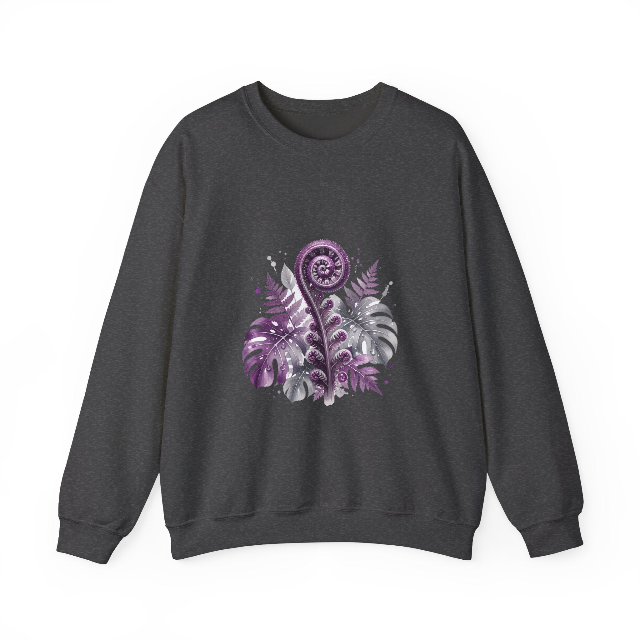 Matching Couple Sweatshirt - Desert & Rainforest Matching Couple Comfort Colors Crew Watercolor Art His Hers Birthday Gift - Design B