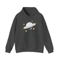 Matching Couple Sweatshirt - Saturn & Jupiter Matching Couple Hooded Sweatshirt Minimalist Art His Hers Valentine Gift - Design A