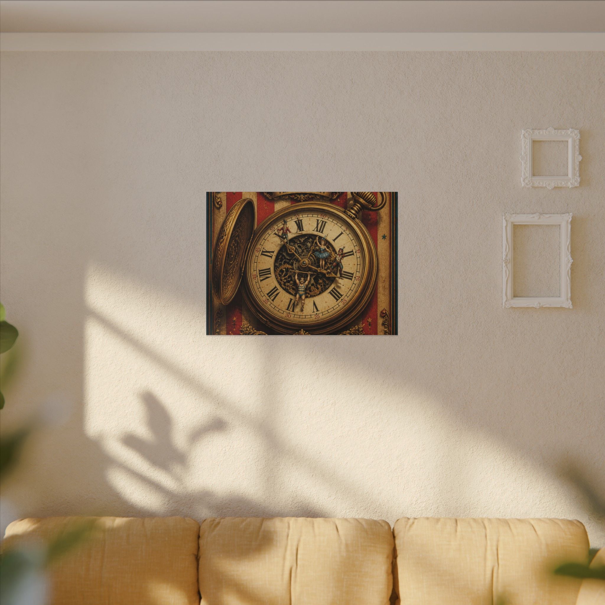 Pocket Watch Performers Wall Art Canvas 16×20 Baroque Home Office Decor Maximalist Print