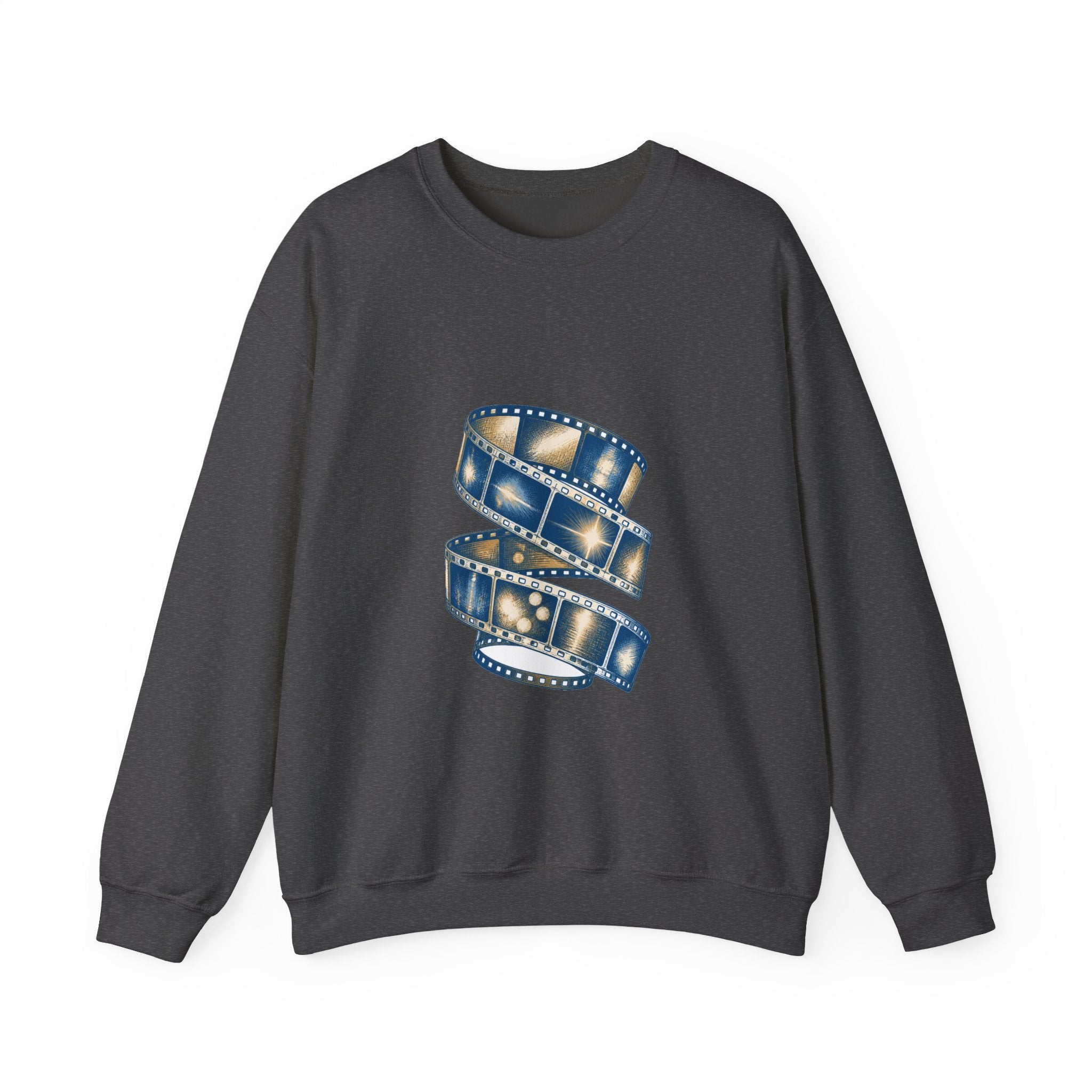 Matching Couple Sweatshirt - Camera & Film Matching Couple Crewneck Sweatshirt Hand-Drawn Art His Hers Best Friend Gift - Design B
