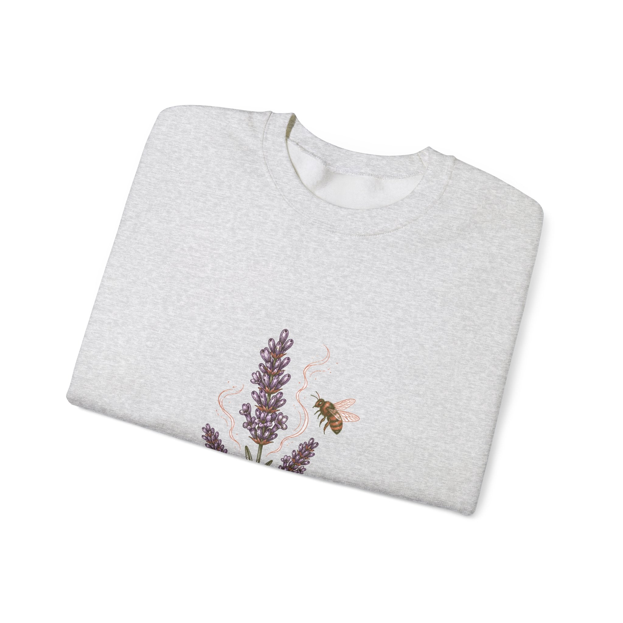 Matching Couple Sweatshirt - Lavender & Thistle Matching Couple Crewneck Sweatshirt Hand-Drawn Art His Hers Best Friend Gift - Design A