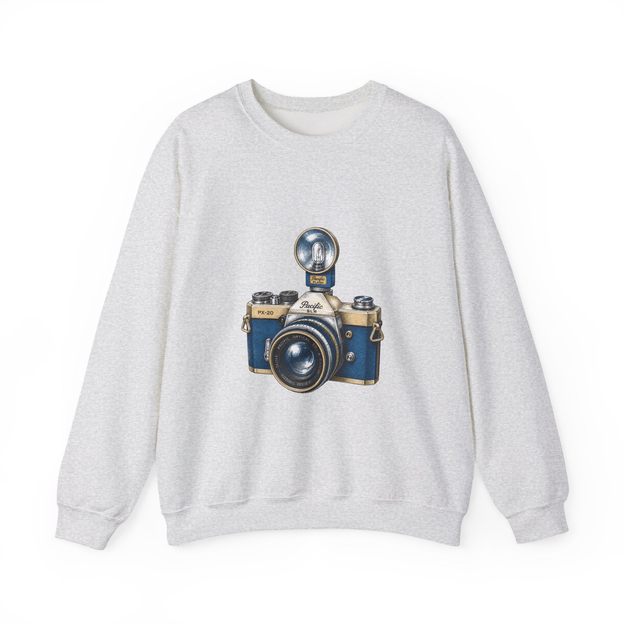 Matching Couple Sweatshirt - Camera & Film Matching Couple Crewneck Sweatshirt Hand-Drawn Art His Hers Best Friend Gift - Design A