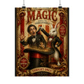 Magic Hat Rabbit Wall Art Poster 24×36 Baroque Studio Decor Maximalist Print