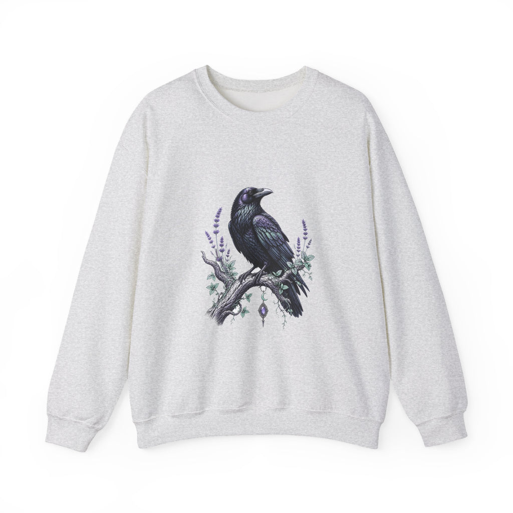 Matching Couple Sweatshirt - Raven & Swan Matching Couple Comfort Colors Crew Hand-Drawn Art His Hers Anniversary Gift - Design A