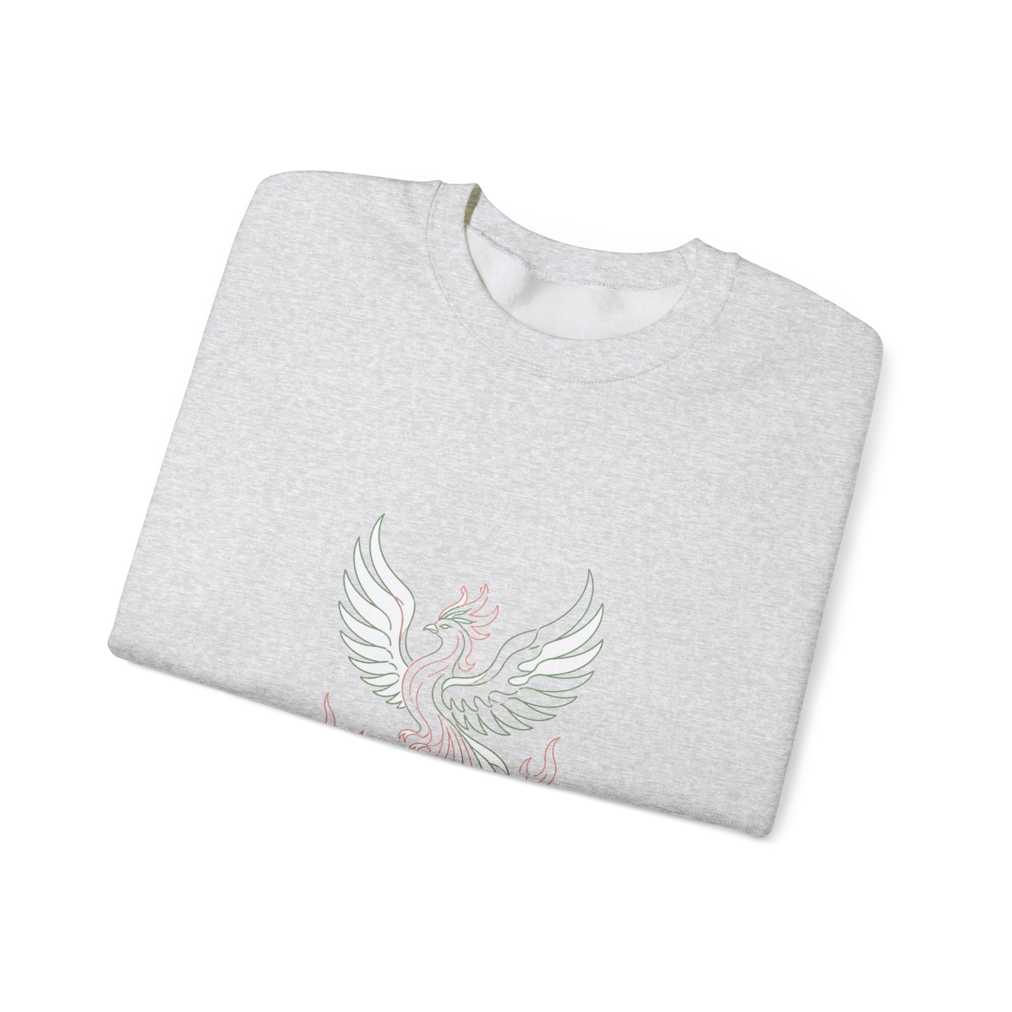 Matching Couple Sweatshirt - Dragon & Phoenix Matching Couple Premium Fleece Sweatshirt Minimalist Art His Hers Christmas Gift - Design B