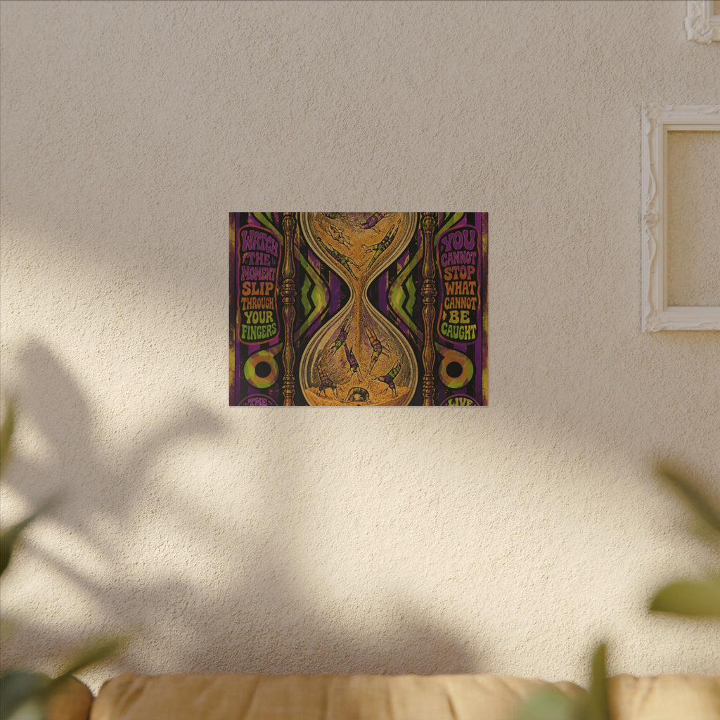 Hourglass Acrobats Wall Art Canvas 24×36 Psychedelic Dining Room Decor Maximalist Print