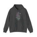 Matching Couple Sweatshirt - Lavender & Thistle Matching Couple Hooded Sweatshirt Hand-Drawn Art His Hers Best Friend Gift - Design A