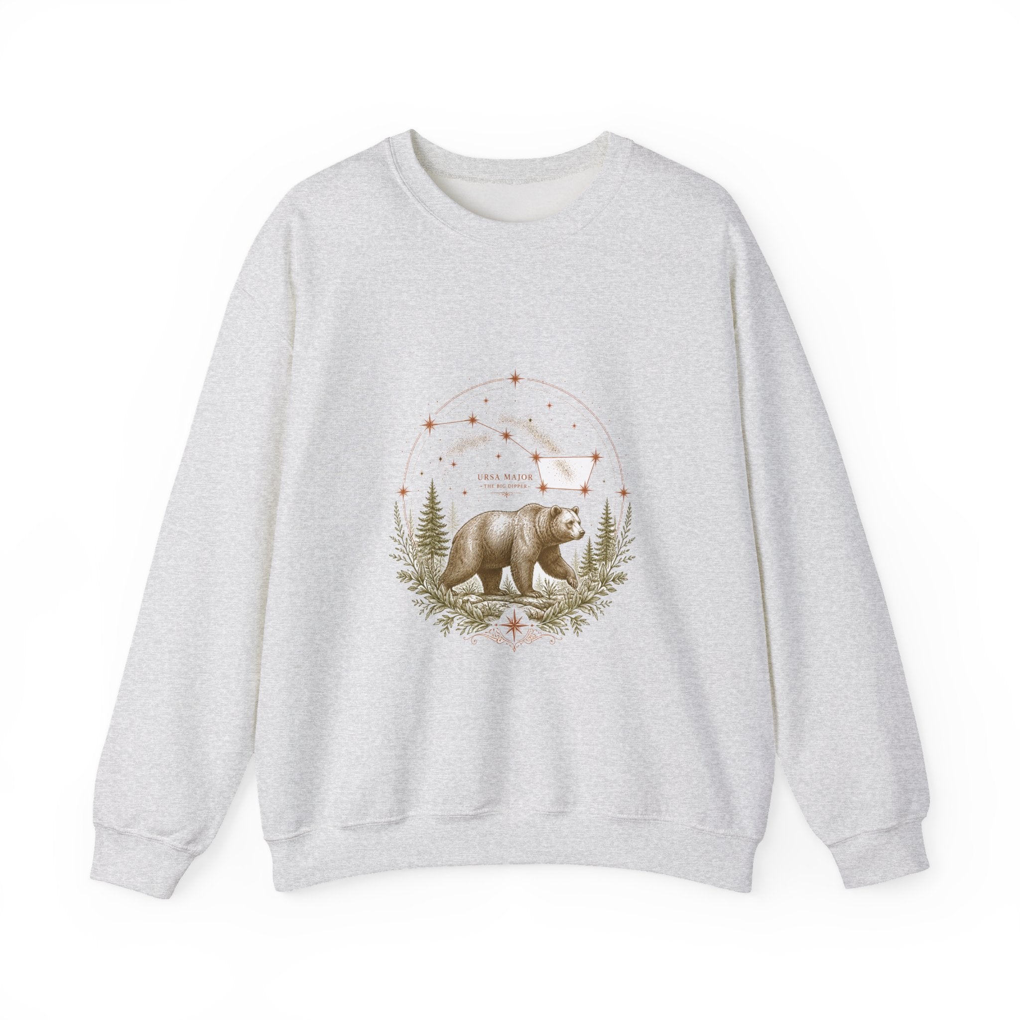 Matching Couple Sweatshirt - Big & Little Dipper Matching Couple Crewneck Sweatshirt Vintage Art His Hers Wedding Gift - Design A