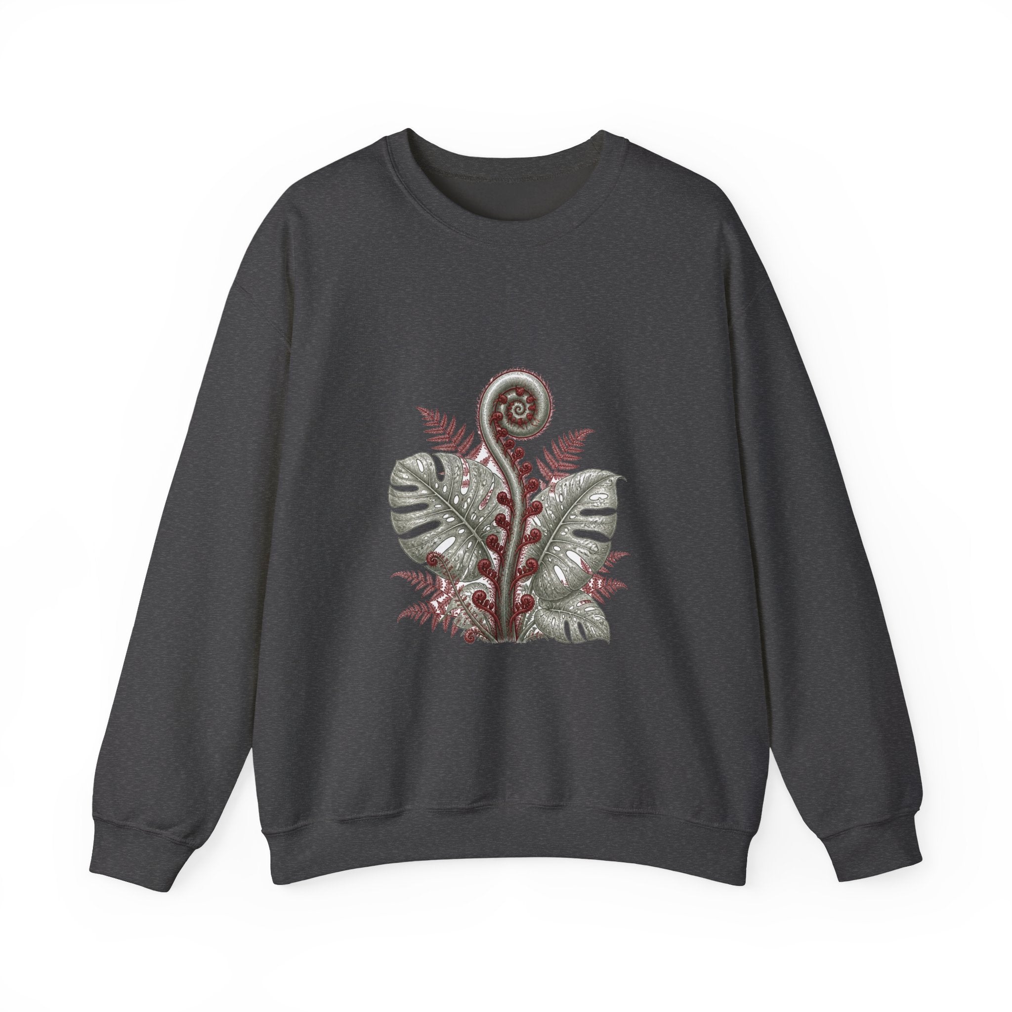 Matching Couple Sweatshirt - Desert & Rainforest Matching Couple Premium Fleece Sweatshirt Vintage Art His Hers Honeymoon Gift - Design B