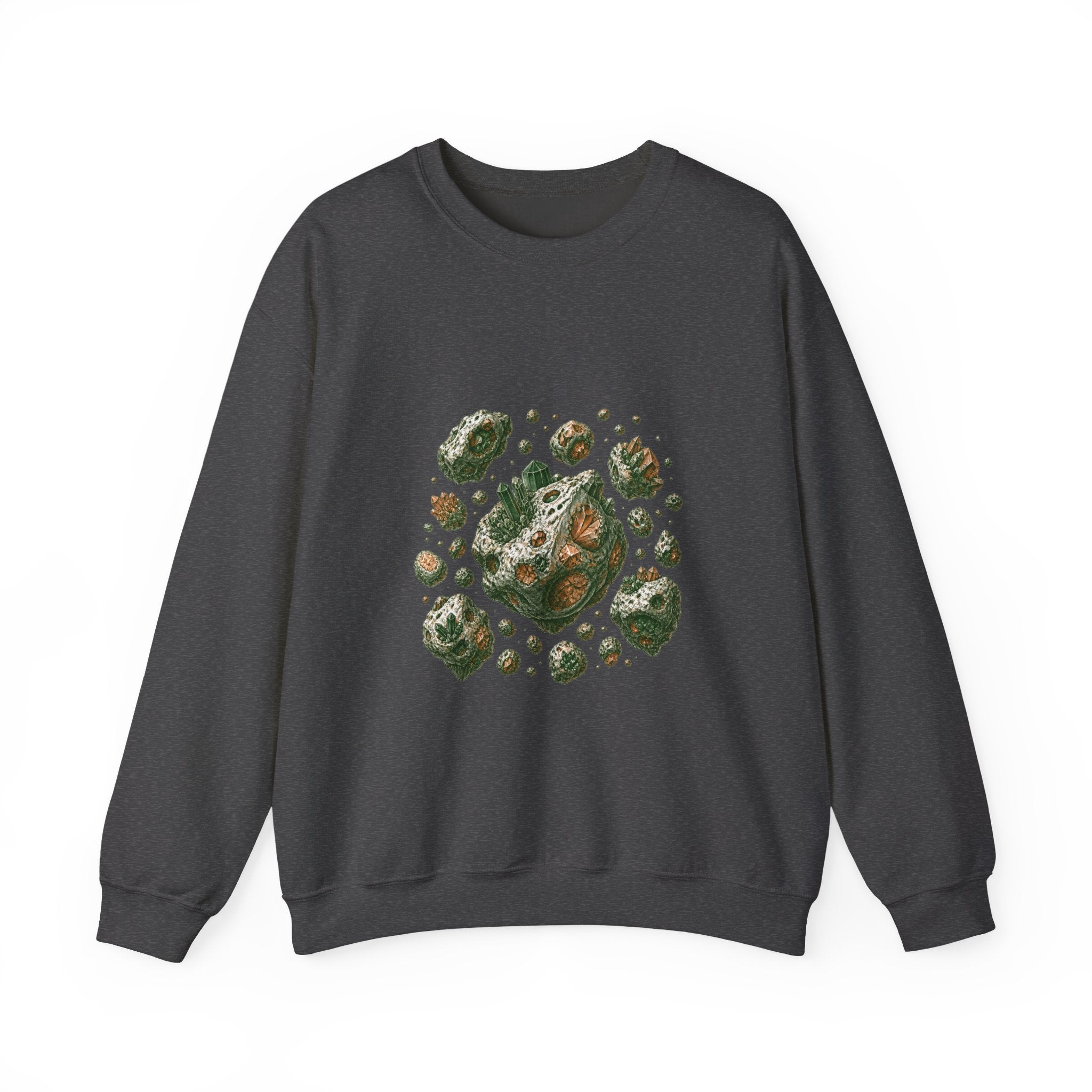 Matching Couple Sweatshirt - Comet & Asteroid Matching Couple Crewneck Sweatshirt Hand-Drawn Art His Hers Best Friend Gift - Design B