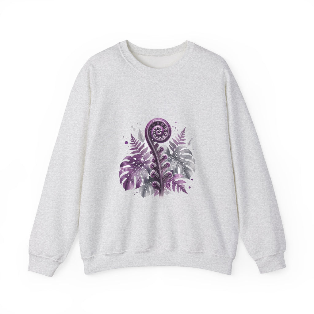 Matching Couple Sweatshirt - Desert & Rainforest Matching Couple Comfort Colors Crew Watercolor Art His Hers Birthday Gift - Design B