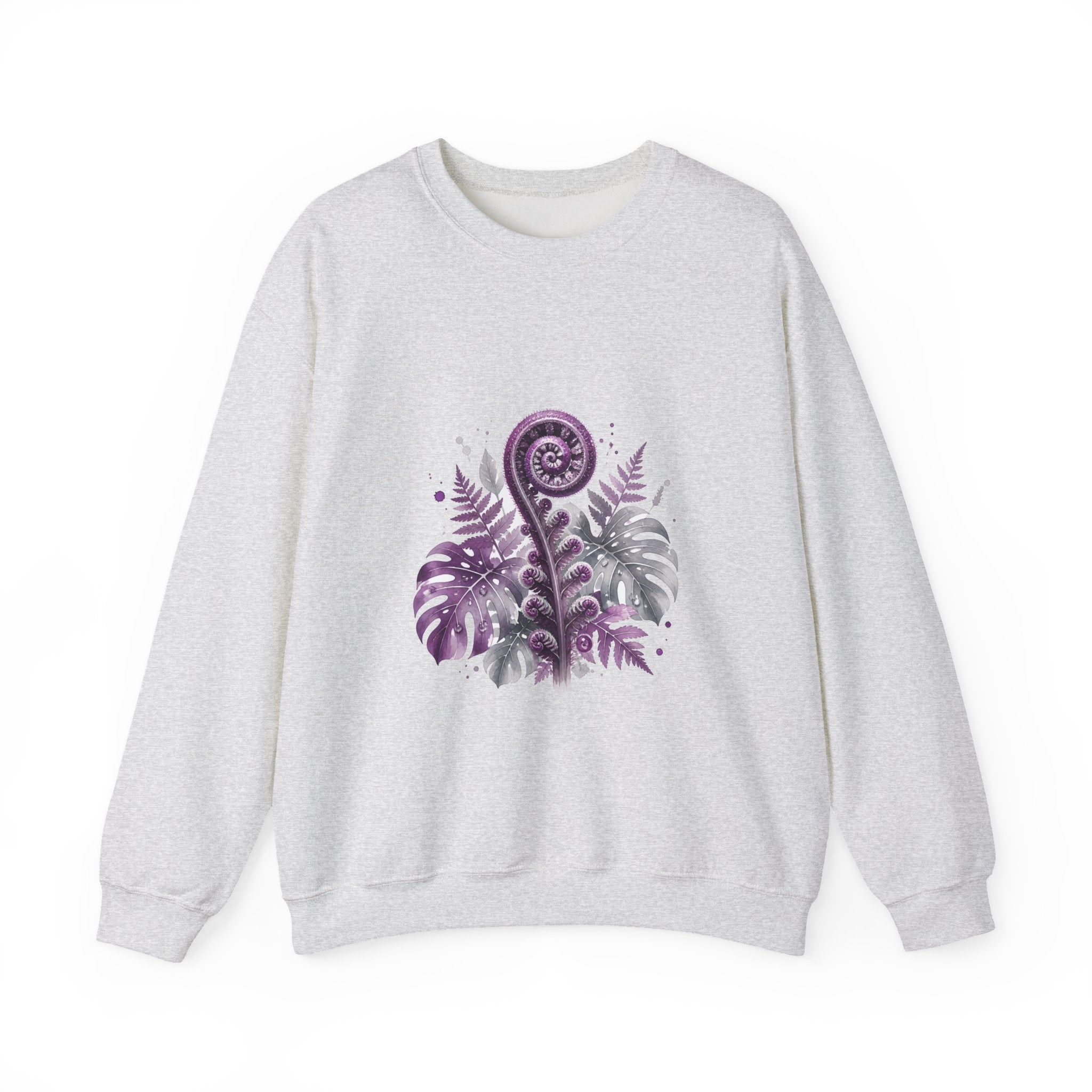 Matching Couple Sweatshirt - Desert & Rainforest Matching Couple Comfort Colors Crew Watercolor Art His Hers Birthday Gift - Design B