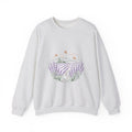 Matching Couple Sweatshirt - Lavender Fields & Canyon Matching Couple Premium Fleece Sweatshirt Minimalist Art His Hers Christmas Gift - Design A