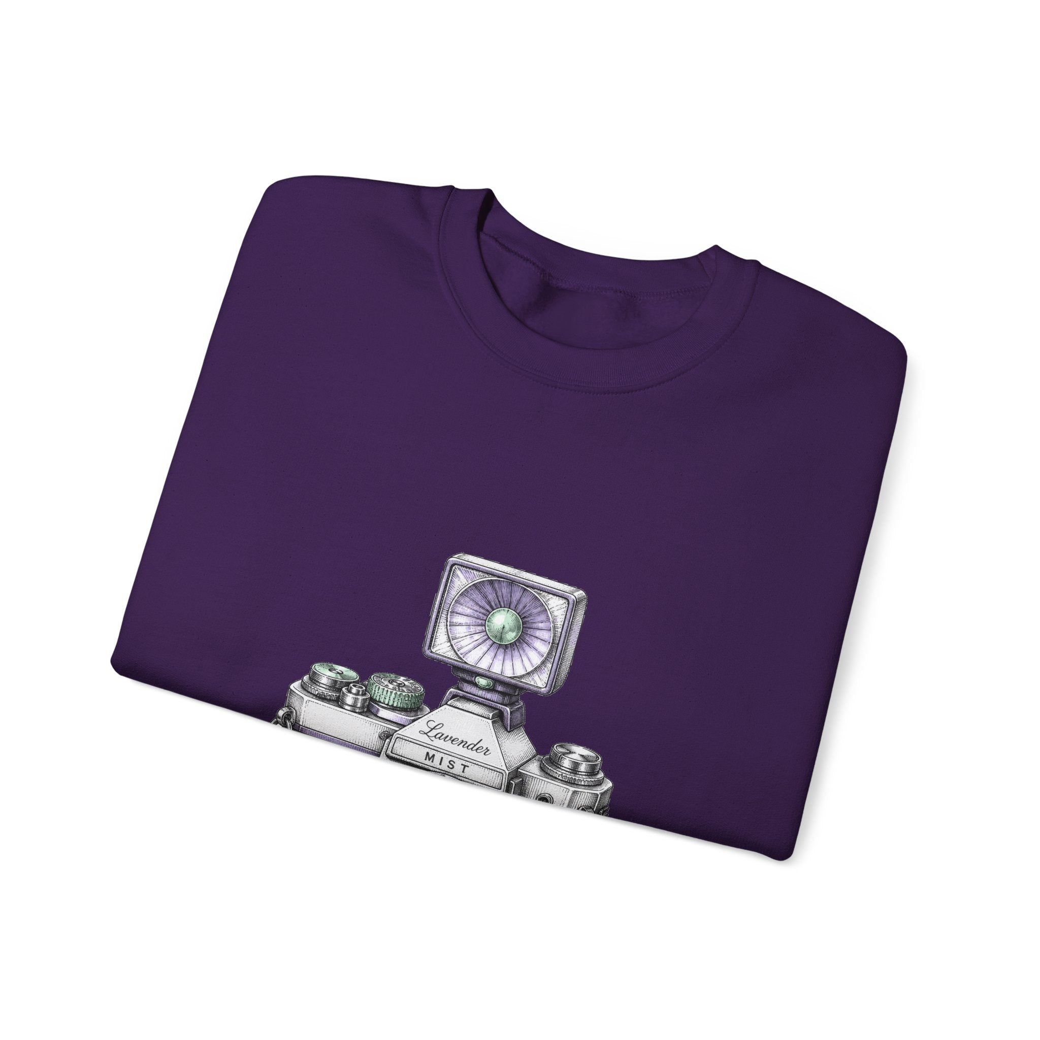 Matching Couple Sweatshirt - Camera & Film Matching Couple Comfort Colors Crew Hand-Drawn Art His Hers Anniversary Gift - Design A