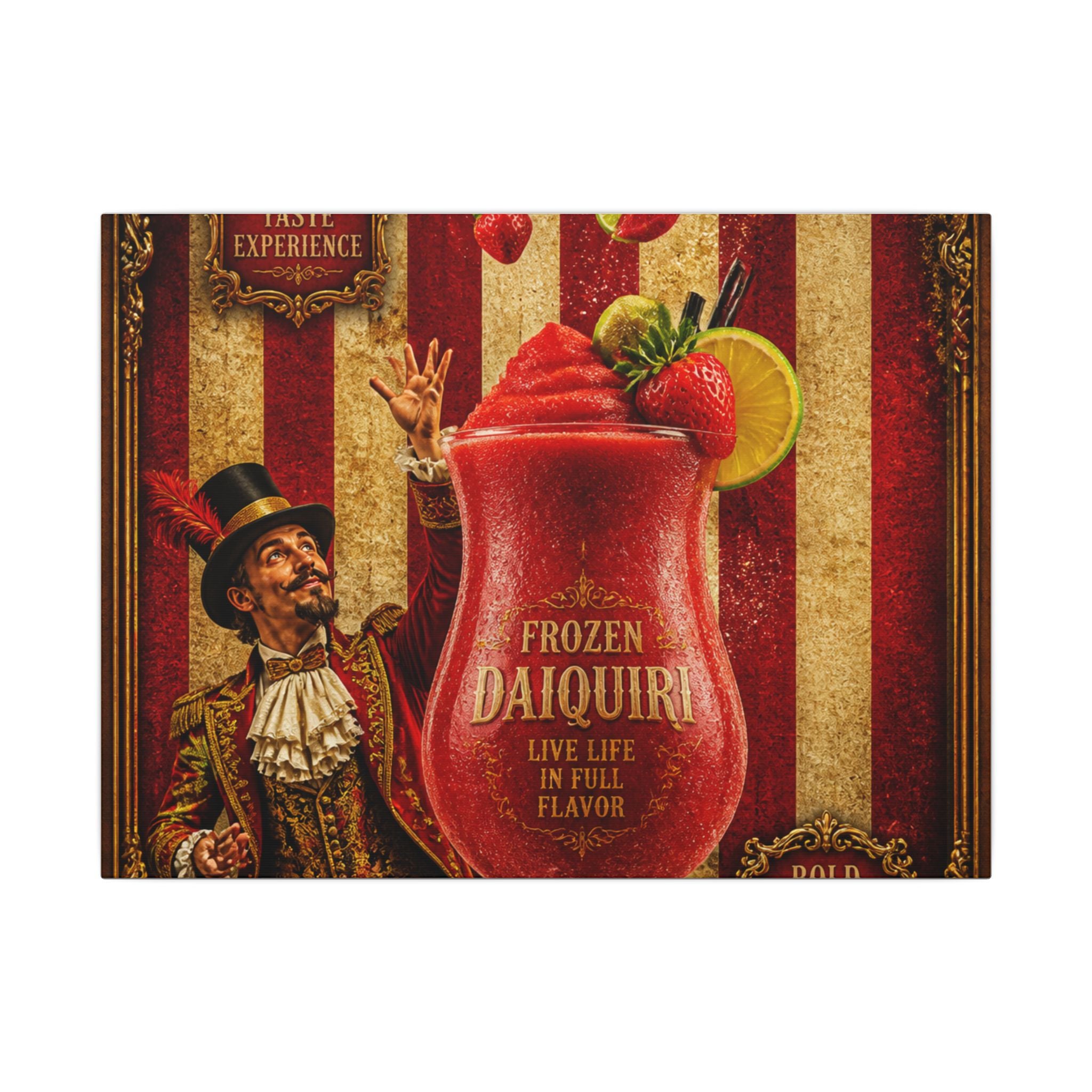 Daiquiri Fruit Juggler Wall Art Canvas 24×36 Baroque Studio Decor Maximalist Print