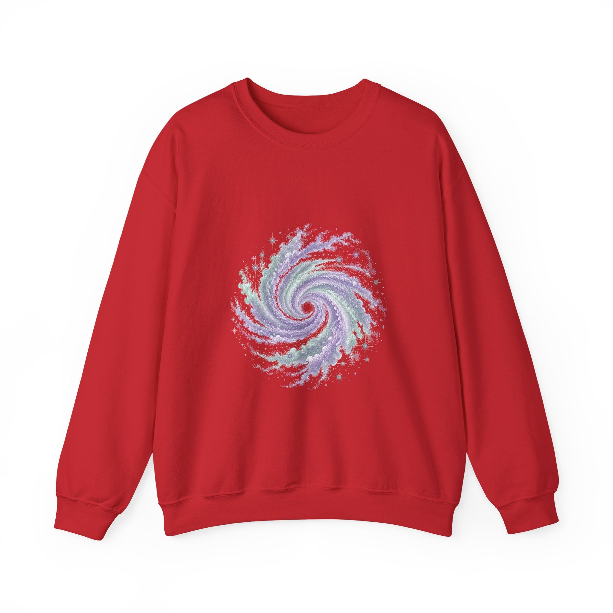 Matching Couple Sweatshirt - Galaxy & Supernova Matching Couple Premium Fleece Sweatshirt Vintage Art His Hers Honeymoon Gift - Design A