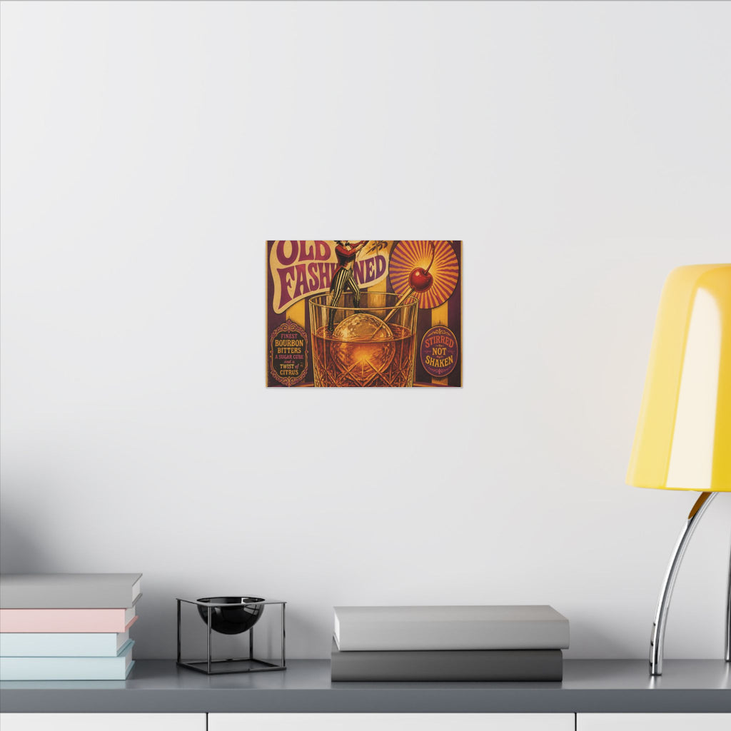 Old Fashioned Ringmaster Wall Art Canvas 16×20 Psychedelic Cafe Decor Maximalist Print