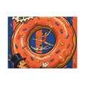 Donut Circus Ring Wall Art Canvas 16×20 Pop Art Living Room Decor Maximalist Print