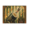 Sushi Roll Cannon Wall Art Canvas 16×20 Baroque Home Office Decor Maximalist Print